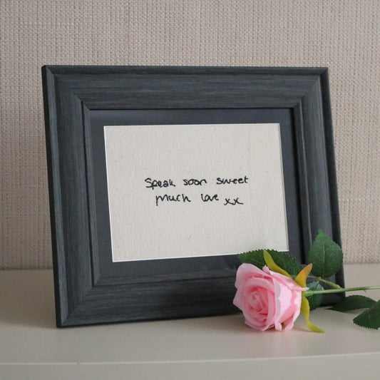 A Note To Cherish